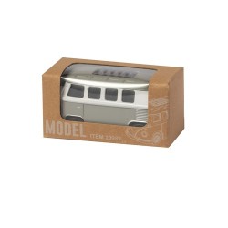 Maquette Personnalisée Souvenir Unique Vintage Furgon à prix abordable Matières : métal Couleurs : gris impression haute définit