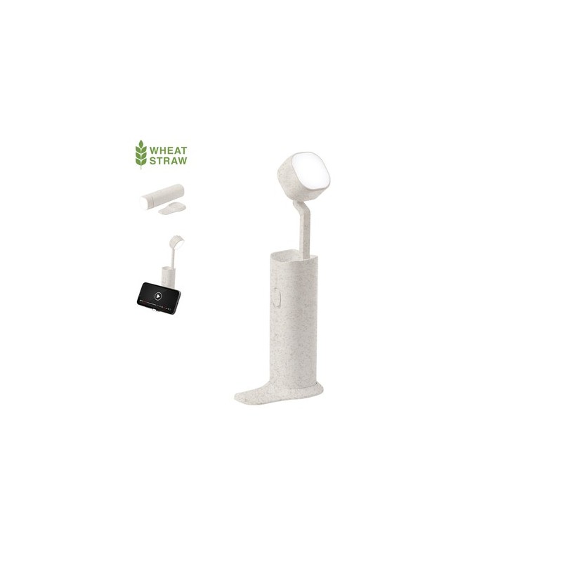 Lampe Support Personnalisée Économique pour Bureau - Olan Matières : ABS Couleurs : naturel personnalisable avec votre logo