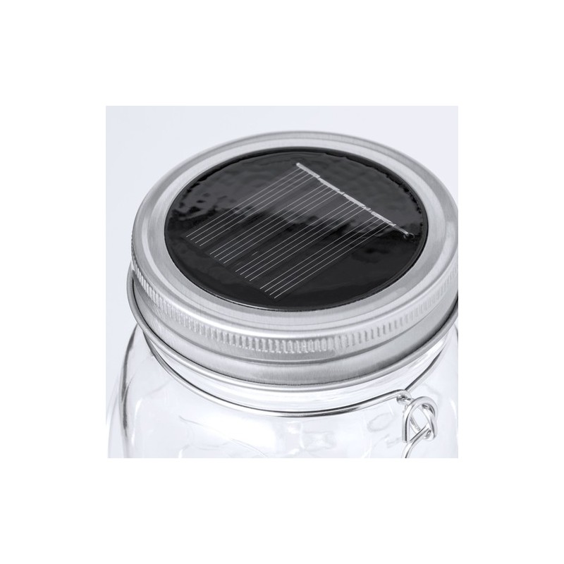 Lampe Éco-responsable Solaire Personnalisée pas cher - Rodina Matières : verre Couleurs : noir impression haute définition