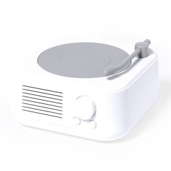 Haut-Parleur Bluetooth Personnalisé - Bitels Couleurs : blanc cadeau entreprise pas cher