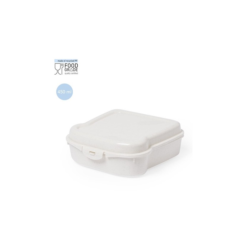 Gamelle à Déjeuner Personnalisée Sandwich Tixor Matières : polypropylène (PP) Couleurs : naturel personnalisable avec votre logo