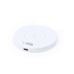 Chargeur Sans Fil Éco-responsable Personnalisé Pas Cher Lukater Matières : ABS Couleurs : blanc cadeau entreprise pas cher