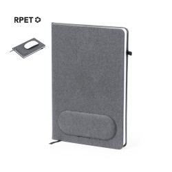 Cahier Éco-responsable et Multifonction de Tapis Souris Staiger Matières : PET recyclé Couleurs : gris 2