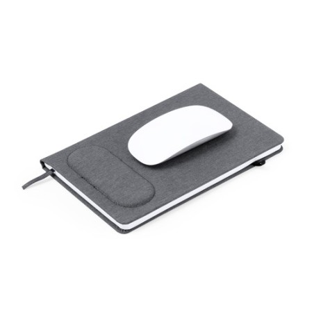Cahier Éco-responsable et Multifonction de Tapis Souris Staiger Matières : PET recyclé Couleurs : gris impression haute définiti