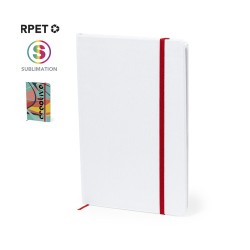 Bloc Notes Éco-responsable et Personnalisable - Sublimation Groly Couleurs : bleu Matières : polyester recyclé 2