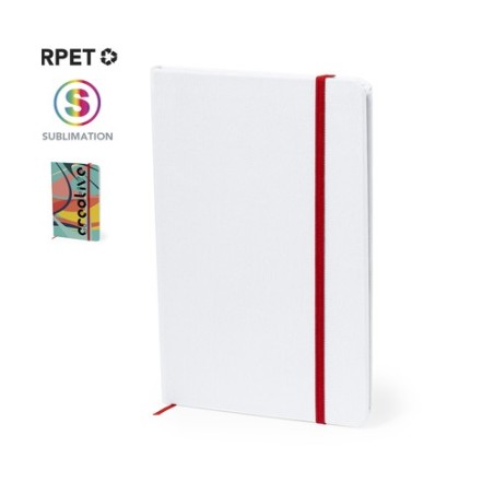 Bloc Notes Éco-responsable et Personnalisable - Sublimation Groly Couleurs : noir Matières : polyester recyclé objet promotionne