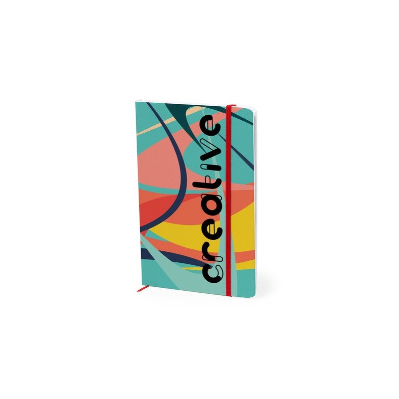 Bloc Notes Éco-responsable et Personnalisable - Sublimation Groly Couleurs : noir Matières : polyester recyclé goodies entrepris