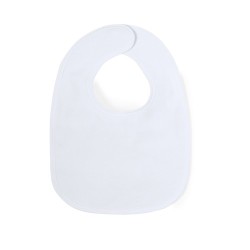 Bavoir Pratique Personnalisé pour Bébé - Ruby Matières : coton Couleurs : blanc