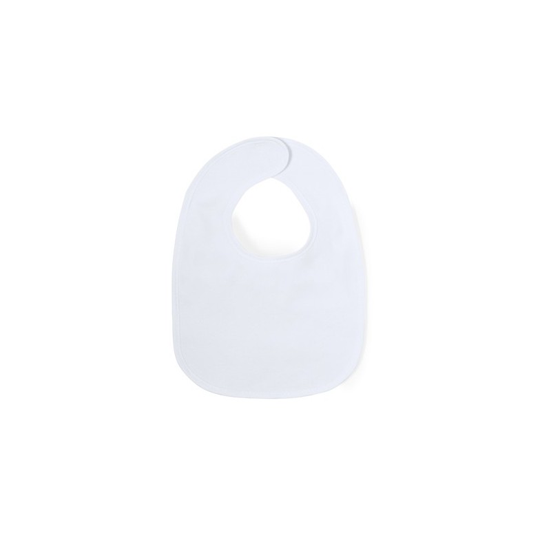 Bavoir Pratique Personnalisé pour Bébé - Ruby Matières : coton Couleurs : blanc