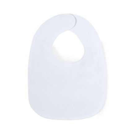 Bavoir Pratique Personnalisé pour Bébé - Ruby Matières : coton Couleurs : blanc