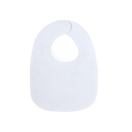 Bavoir Pratique Personnalisé pour Bébé - Ruby Matières : coton Couleurs : blanc personnalisable avec votre logo
