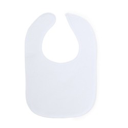 Bavoir Pratique Personnalisé pour Bébé - Ruby Matières : coton Couleurs : blanc goodies publicitaire événementiel