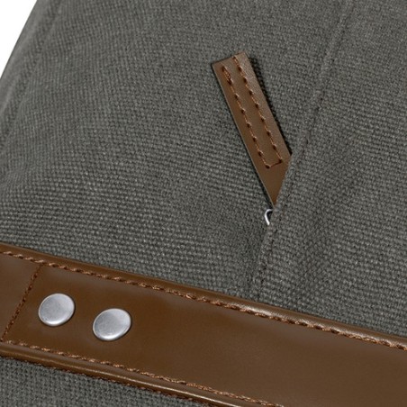 Sacoche d'Entreprise Personnalisée - Porte-Documents Tramez Matières : toile Couleurs : gris impression haute définition