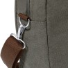 Sacoche d'Entreprise Personnalisée - Porte-Documents Tramez Matières : toile Couleurs : gris marquage laser ultra précis