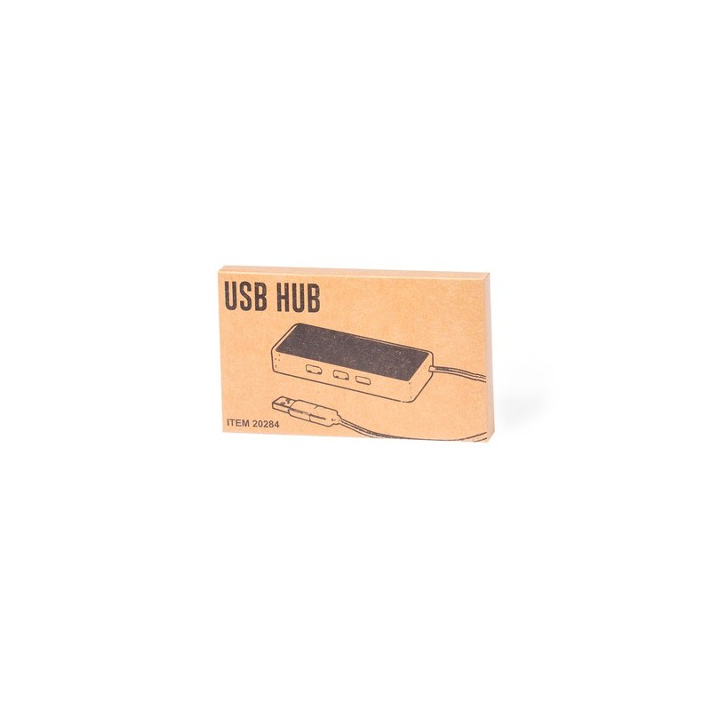 Hub en Bambou Personnalisable avec Port USB - Ginger Matières : bambou livraison express 24h 48h