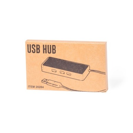 Hub en Bambou Personnalisable avec Port USB - Ginger Matières : bambou livraison express 24h 48h