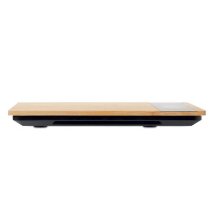 Balance de cuisine  en bambou ABS personnalisée - PRECISE Matières : bambou Couleurs : bois impression haute définition
