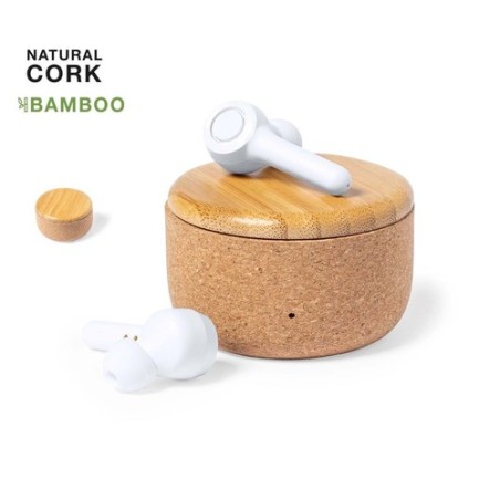 Écouteurs Bluetooth® s Grigal avec élégance et performance Matières : bambou