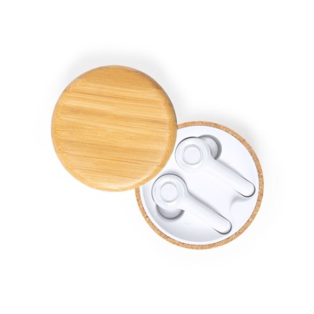 Écouteurs Bluetooth® s Grigal avec élégance et performance Matières : bambou impression haute définition