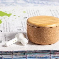 Écouteurs Bluetooth® s Grigal avec élégance et performance Matières : bambou livraison express 24h 48h