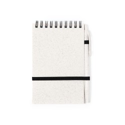 Cahier Éco-responsable Pratique Personnalisé pas cher - Fanny Matières : polypropylène (PP) Couleurs : naturel