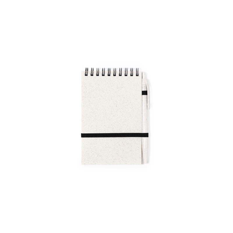 Cahier Éco-responsable Pratique Personnalisé pas cher - Fanny Matières : polypropylène (PP) Couleurs : naturel