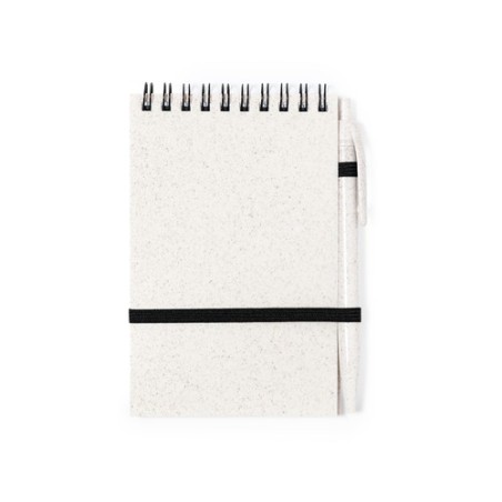 Cahier Éco-responsable Pratique Personnalisé pas cher - Fanny Matières : polypropylène (PP) Couleurs : naturel