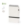 Cahier Éco-responsable Pratique Personnalisé pas cher - Fanny Matières : polypropylène (PP) Couleurs : naturel personnalisable a