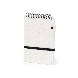 Cahier Éco-responsable Pratique Personnalisé pas cher - Fanny Matières : polypropylène (PP) Couleurs : naturel cadeau entreprise
