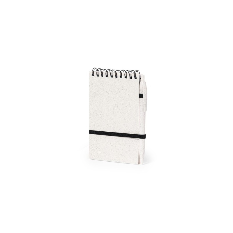 Cahier Éco-responsable Pratique Personnalisé pas cher - Fanny Matières : polypropylène (PP) Couleurs : naturel cadeau entreprise