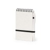 Cahier Éco-responsable Pratique Personnalisé pas cher - Fanny Matières : polypropylène (PP) Couleurs : naturel cadeau entreprise