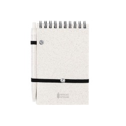 Cahier Éco-responsable Pratique Personnalisé pas cher - Fanny Matières : polypropylène (PP) Couleurs : naturel goodies publicita
