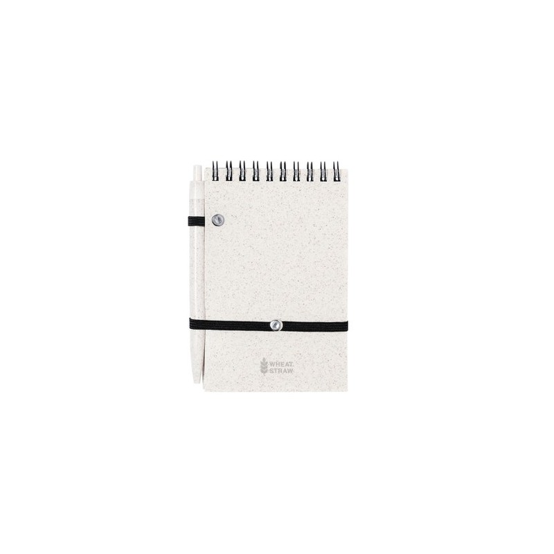 Cahier Éco-responsable Pratique Personnalisé pas cher - Fanny Matières : polypropylène (PP) Couleurs : naturel goodies publicita