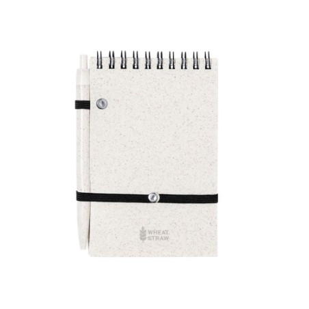 Cahier Éco-responsable Pratique Personnalisé pas cher - Fanny Matières : polypropylène (PP) Couleurs : naturel goodies publicita