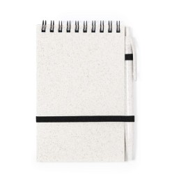 Cahier Éco-responsable Pratique Personnalisé pas cher - Fanny Matières : polypropylène (PP) Couleurs : naturel livraison express