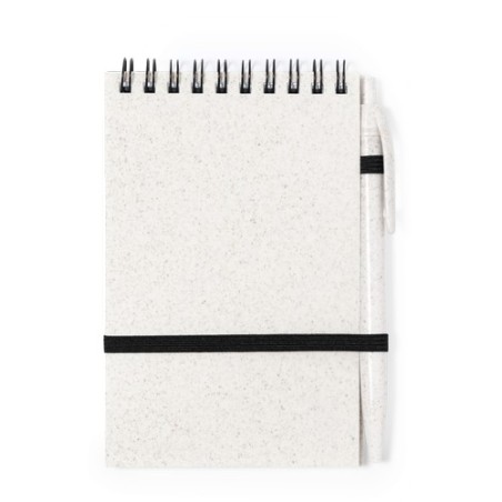Cahier Éco-responsable Pratique Personnalisé pas cher - Fanny Matières : polypropylène (PP) Couleurs : naturel livraison express