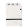 Cahier Éco-responsable Pratique Personnalisé pas cher - Fanny Matières : polypropylène (PP) Couleurs : naturel livraison express