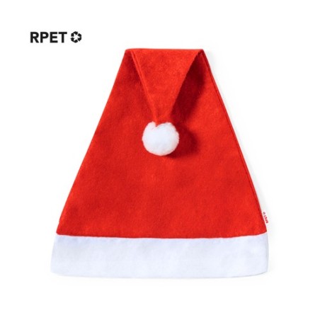 Bonnet Éco-responsable Personnalisé de Noël Papa Noël Coyfel pas cher Couleurs : rouge Matières : polyester recyclé personnalisa