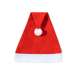 Bonnet Éco-responsable Personnalisé de Noël Papa Noël Coyfel pas cher Couleurs : rouge Matières : polyester recyclé goodies publ