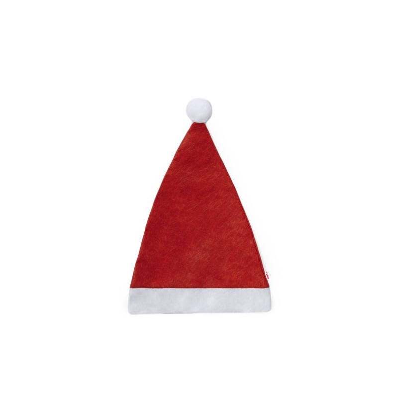 Bonnet Éco-responsable Personnalisé de Noël Papa Noël Coyfel pas cher Couleurs : rouge Matières : polyester recyclé impression h
