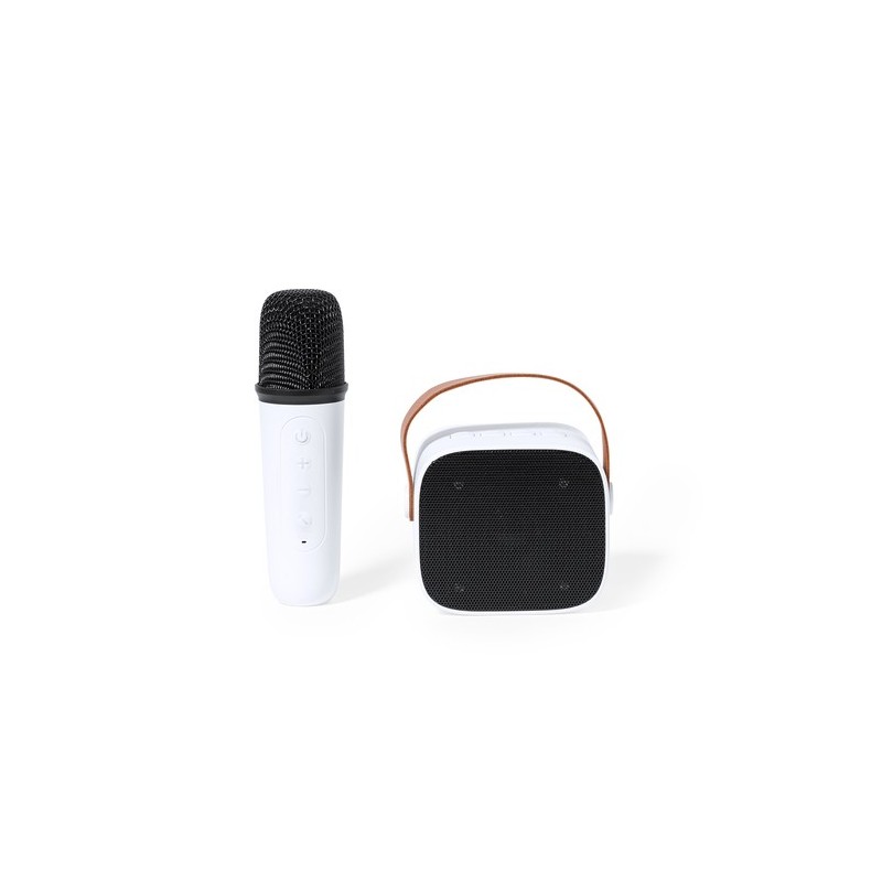 Haut-Parleur Karaoke Personnalisé Pratique Sophie Couleurs : blanc