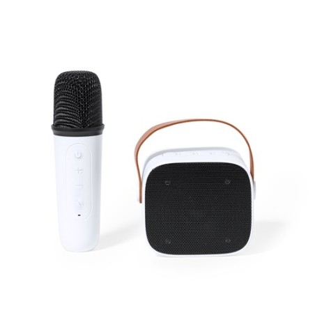 Haut-Parleur Karaoke Personnalisé Pratique Sophie Couleurs : blanc