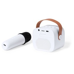 Haut-Parleur Karaoke Personnalisé Pratique Sophie Couleurs : blanc livraison express 24h 48h