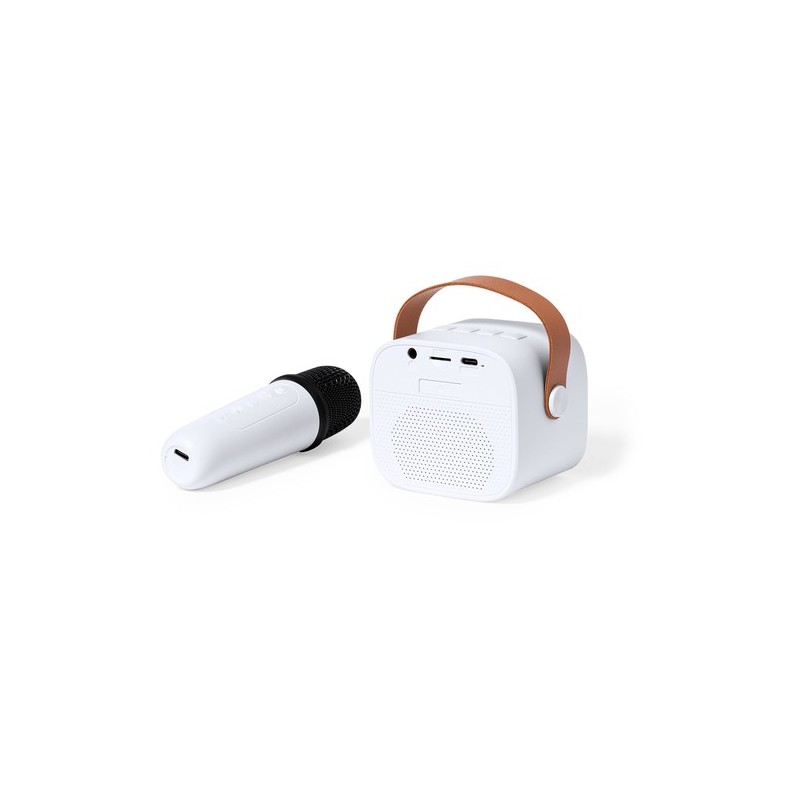 Haut-Parleur Karaoke Personnalisé Pratique Sophie Couleurs : blanc livraison express 24h 48h