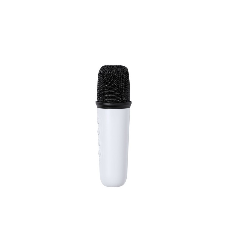 Haut-Parleur Karaoke Personnalisé Pratique Sophie Couleurs : blanc goodies entreprise design