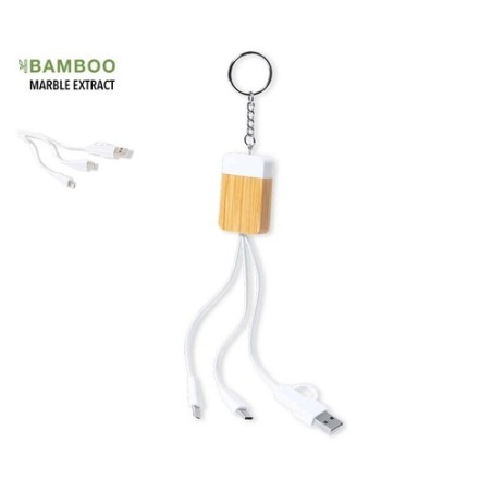 Câble de Charge Pratique Personnalisé pas cher - Brestin Matières : bambou