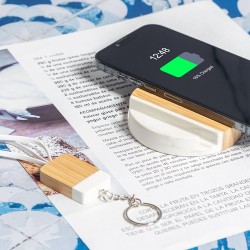 Câble de Charge Pratique Personnalisé pas cher - Brestin Matières : bambou impression haute définition