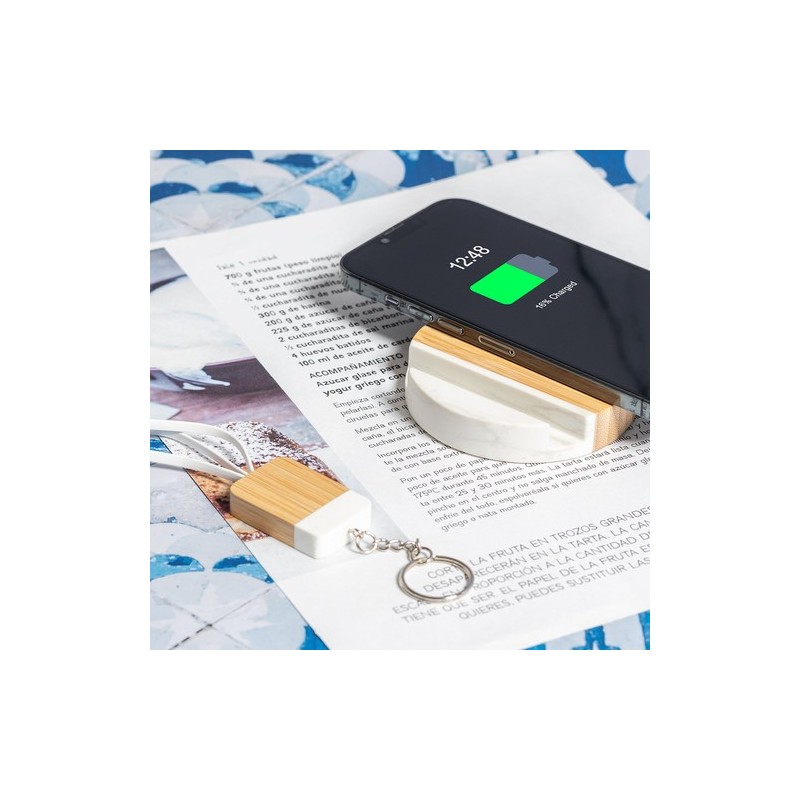Câble de Charge Pratique Personnalisé pas cher - Brestin Matières : bambou impression haute définition
