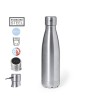 Bouteille Isotherme Personnalisée 500ml Économique - Chuck Matières : acier inoxydable Couleurs : argenté personnalisable avec v