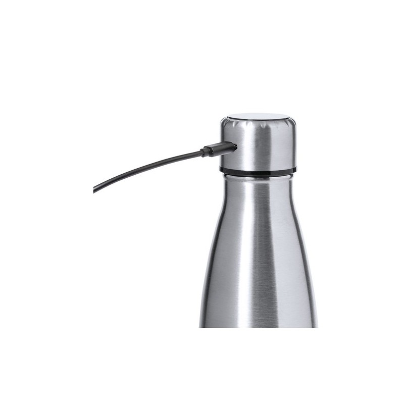Bouteille Isotherme Personnalisée 500ml Économique - Chuck Matières : acier inoxydable Couleurs : argenté marquage laser ultra p